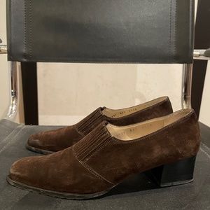 Ferragamo suede booties size 8.5